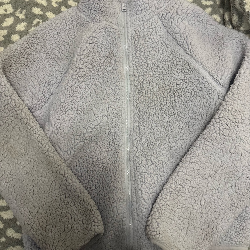 Fashion Nova Plush Lavender Jacket